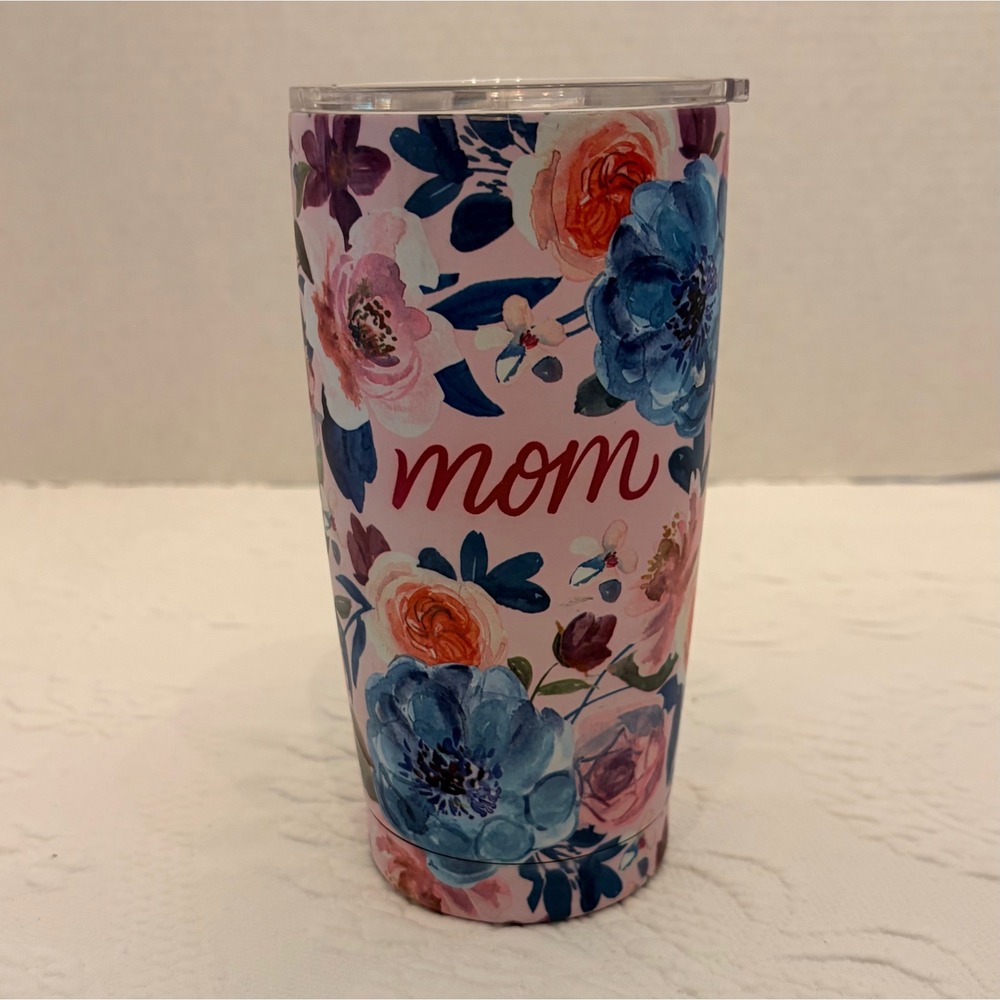 Clementine Paper Inc Mom Floral Stainless Steel 20oz Insulated Tumbler 880130